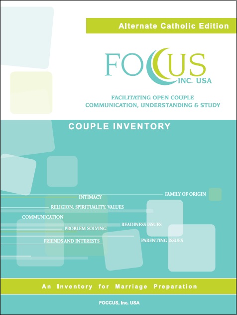 (for couples with lower levels of reading or English as a second language) Alternate Catholic Couple Inventory Booklet - English - 4th Edition 